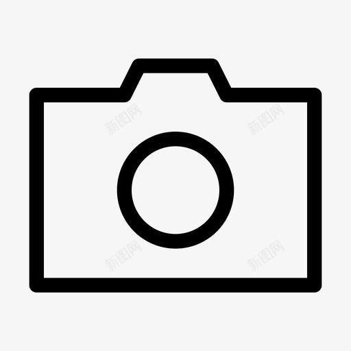 相机镜头照片图标svg_新图网 https://ixintu.com 十一月图标线 图片 摄影 照片 相机 镜头