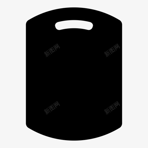 砧板食物准备厨房用具图标svg_新图网 https://ixintu.com 厨房用具 厨房用具1 砧板 食物准备
