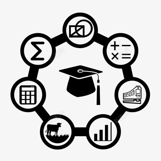 7大模块ICONsvg_新图网 https://ixintu.com 7大模块ICON