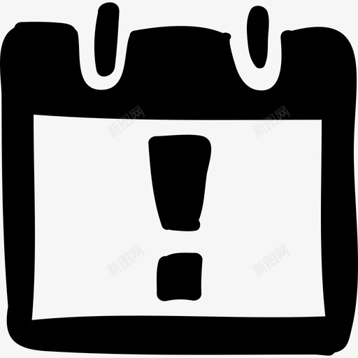 日历界面手工制作业务图标svg_新图网 https://ixintu.com 手工制作业务 日历 界面