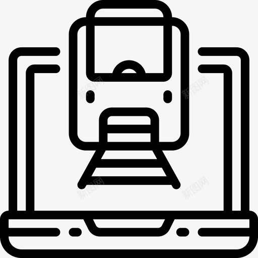 在线火车订票旅程旅游图标svg_新图网 https://ixintu.com 在线火车订票 旅游 旅游2提纲 旅程