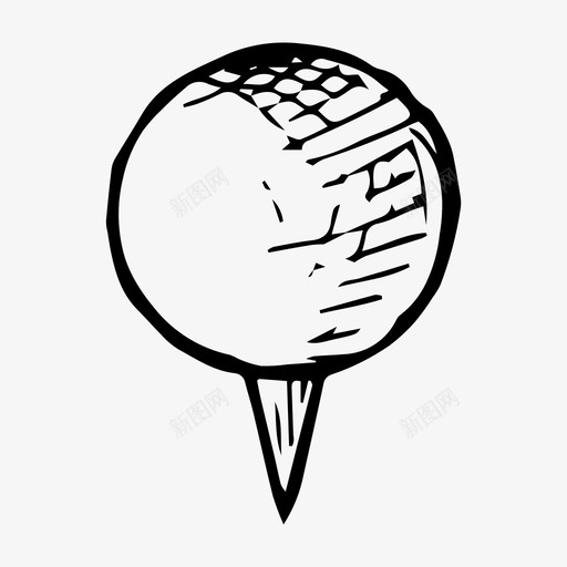 地图图钉地理位置草图图标svg_新图网 https://ixintu.com 地图图钉 地理位置 草图