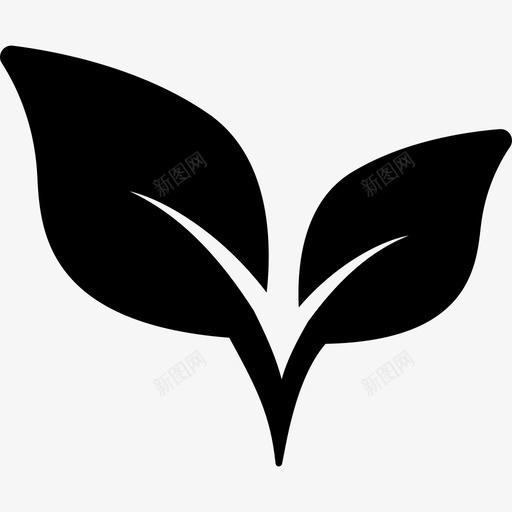 树叶大自然在温泉中放松图标svg_新图网 https://ixintu.com 在温泉中放松 大自然 树叶