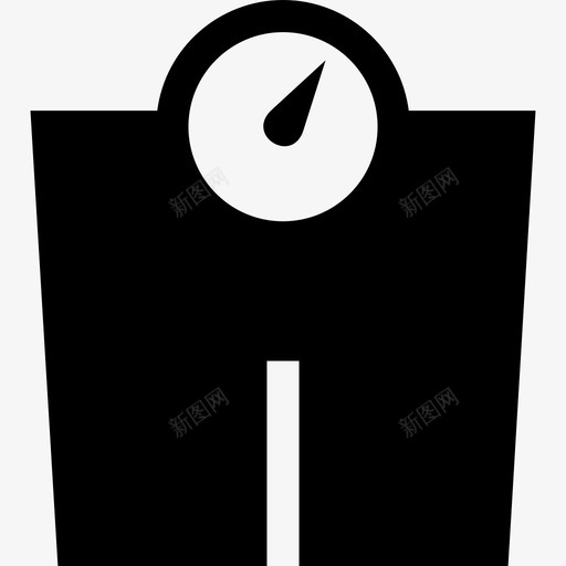 称重模拟机器图标svg_新图网 https://ixintu.com 健身 机器 模拟 秤 称重 重量