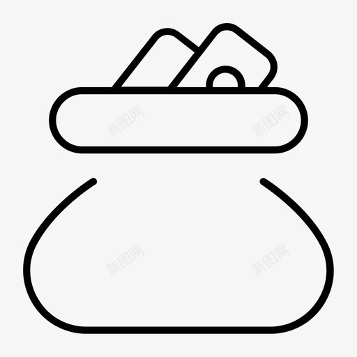 钱包包2图标svg_新图网 https://ixintu.com 包2 钱包