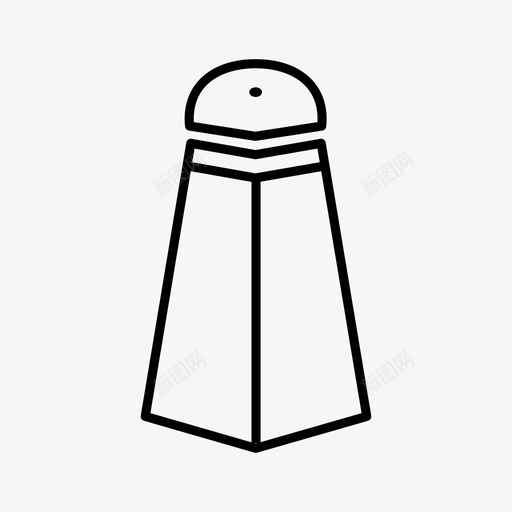 盐调味品盐瓶图标svg_新图网 https://ixintu.com 厨房工具 盐 盐瓶 调味品