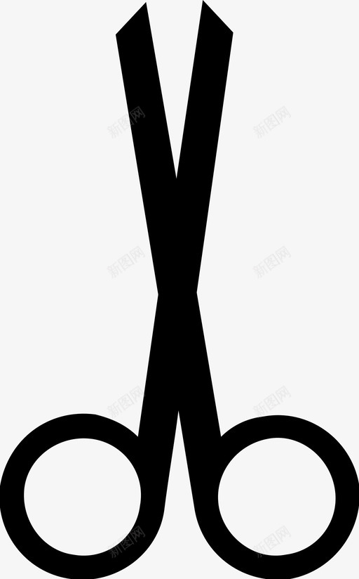 剪刀裁剪切割图标svg_新图网 https://ixintu.com 修剪 切割 剪刀 裁剪