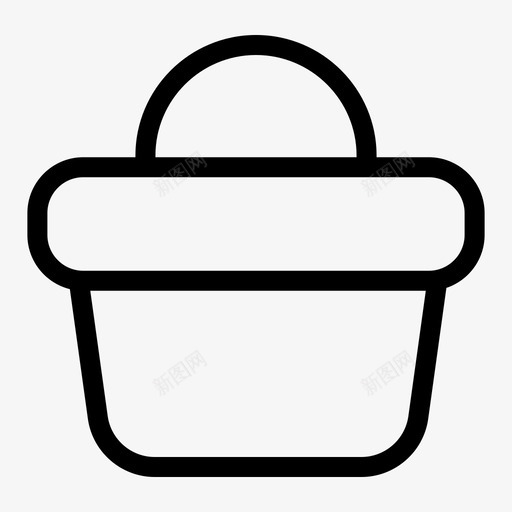 购物篮购物袋图标svg_新图网 https://ixintu.com 购物篮 购物袋