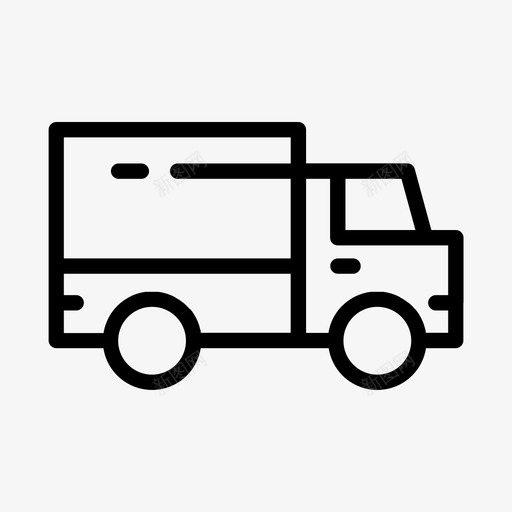 送货电子商务包裹图标svg_新图网 https://ixintu.com 包裹 卡车 寄送 电子商务 送货