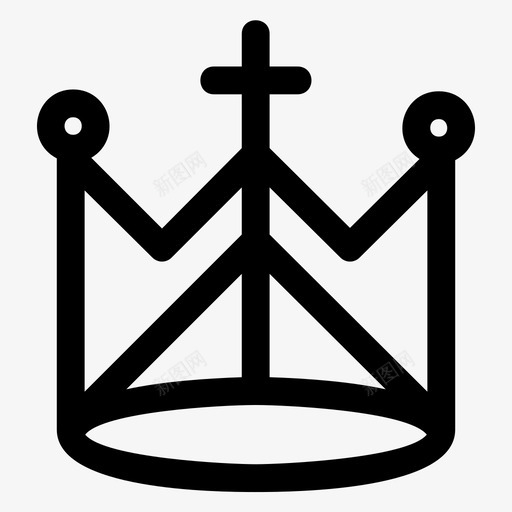 皇冠国王陛下图标svg_新图网 https://ixintu.com 公主 国王 王后 皇冠 陛下