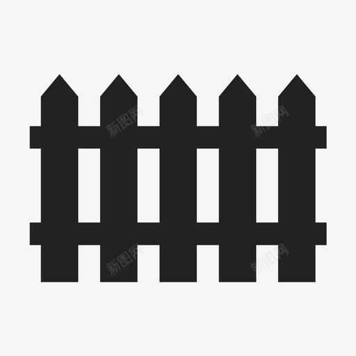篱笆花园家图标svg_新图网 https://ixintu.com 家 房子 木头 篱笆 花园