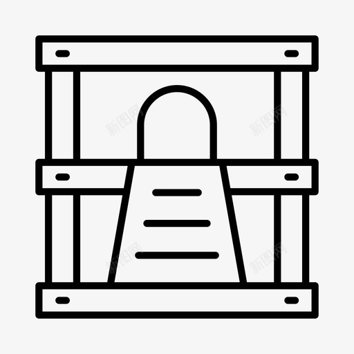 鸡舍农场豚鼠图标svg_新图网 https://ixintu.com 农场 宅地 豚鼠 鸡舍
