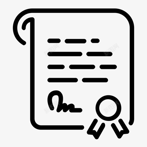 合同签订svg_新图网 https://ixintu.com 合同签订