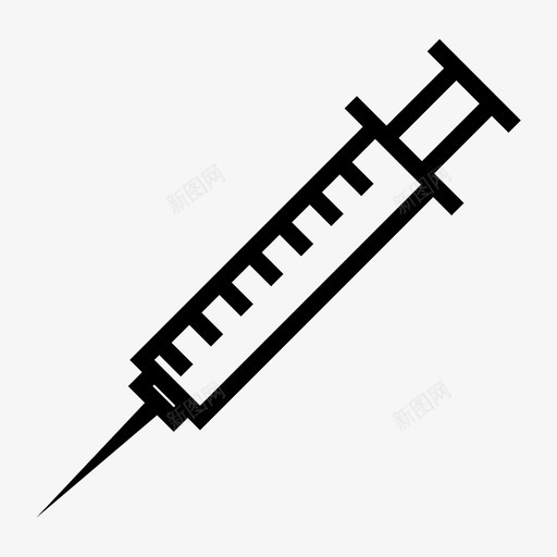 注射药物皮下注射图标svg_新图网 https://ixintu.com 医疗 治疗 注射 注射器 皮下注射 药物