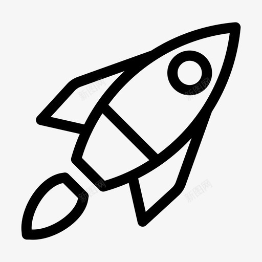 发射火箭火箭发射图标svg_新图网 https://ixintu.com 发射 火箭 火箭发射 运输