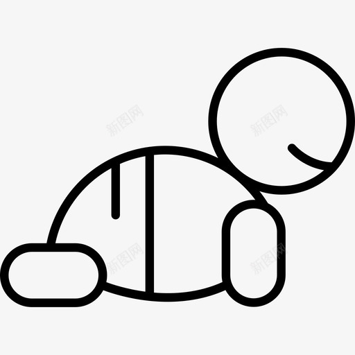 婴儿爬行人幼稚图标svg_新图网 https://ixintu.com 人 婴儿爬行 幼稚