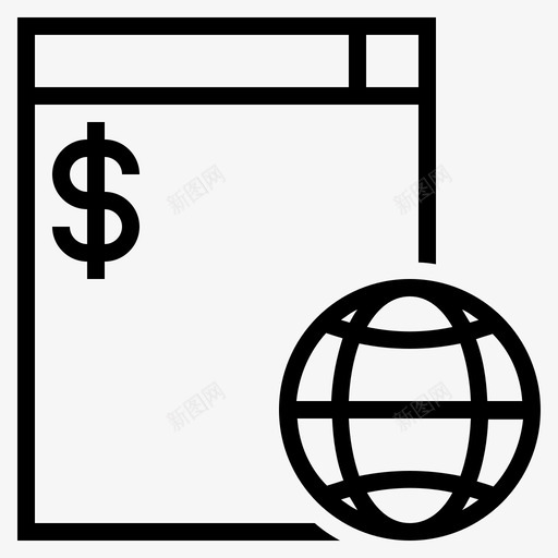 网络营销在线商务在线营销图标svg_新图网 https://ixintu.com 在线商务 在线营销 搜索引擎优化服务 网络营销 网页设计