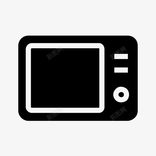 烤箱电器电烤箱图标svg_新图网 https://ixintu.com 微波炉 烤箱 电器 电子产品 电烤箱 食品