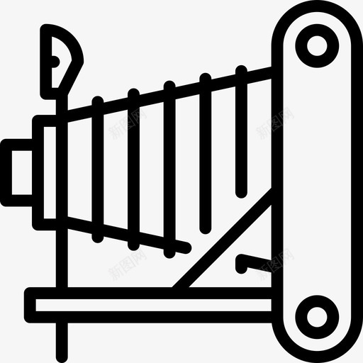 复古漂亮的相机直线型图标svg_新图网 https://ixintu.com 复古 漂亮的相机 直线型