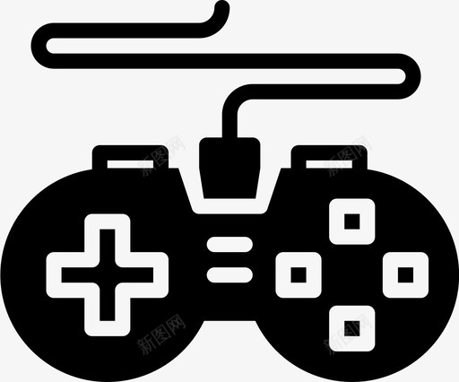 视频游戏控制器控制台游戏图标svg_新图网 https://ixintu.com Pretyconsgamesvol1solid 控制台 播放器 游戏 视频游戏控制器