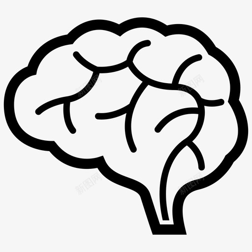 脑解剖学医学图标svg_新图网 https://ixintu.com 医学 心智 教育学1 神经科学 脑 解剖学