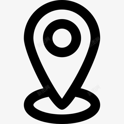 位置地图销交通工具图标svg_新图网 https://ixintu.com 交通工具 交通工具和标志 位置 地图销