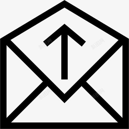 发送邮件信件收件箱图标svg_新图网 https://ixintu.com 传出 信件 发送邮件 微型 收件箱