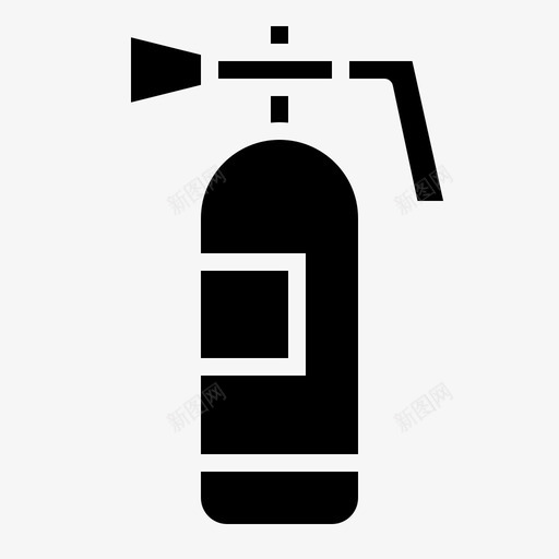 灭火器紧急情况消防图标svg_新图网 https://ixintu.com 安全 消防 灭火器 紧急情况 酒店固体
