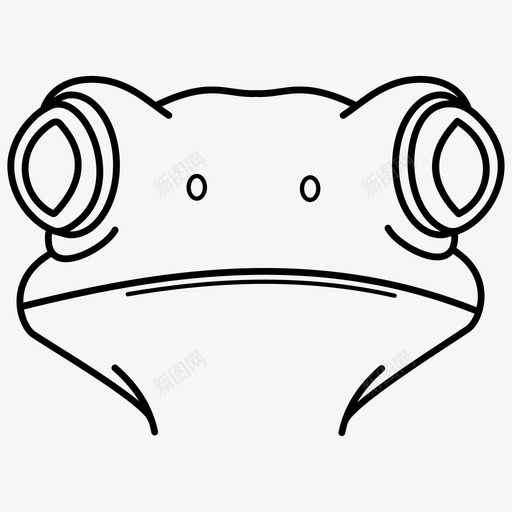 猴蛙蜡树图标svg_新图网 https://ixintu.com 猴蛙 蜡树