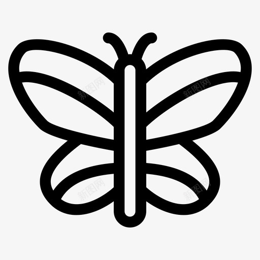 蝴蝶美丽帝王图标svg_新图网 https://ixintu.com 20062018 帝王 美丽 翅膀 蝴蝶