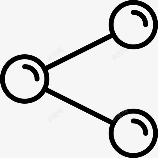 分享交流直线图标svg_新图网 https://ixintu.com 交流 分享 分享故事 直线