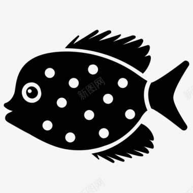 麻辣鱼麻黄鱼水生鱼图标图标