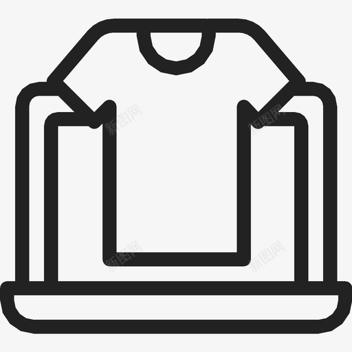 网上购物笔记本电脑网上商店图标svg_新图网 https://ixintu.com 笔记本电脑 网上商店 网上购物