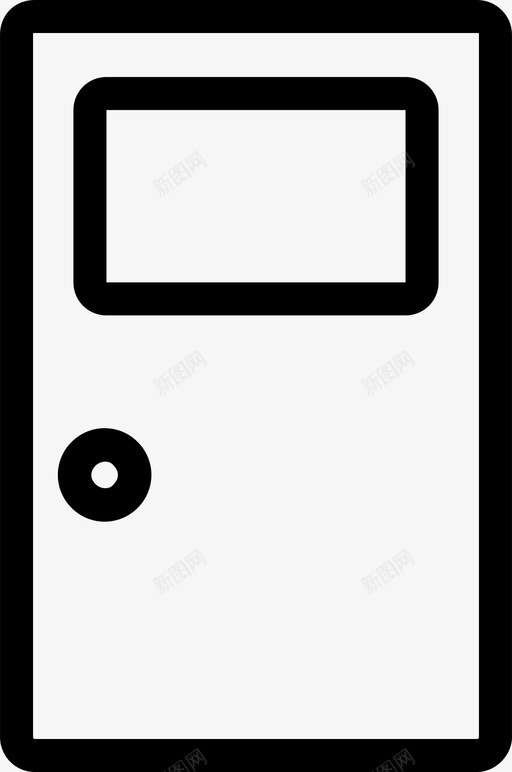 门门口出口图标svg_新图网 https://ixintu.com 出口 门 门口