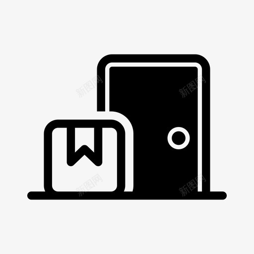 送货上门装箱包装图标svg_新图网 https://ixintu.com 包装 装箱 购物 送货 送货上门