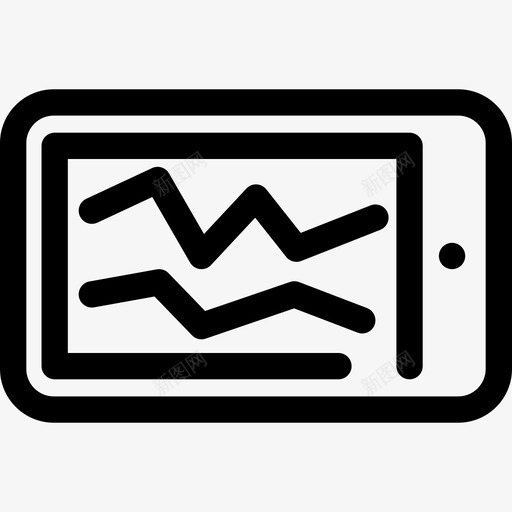 智能手机技术网络数据分析图标svg_新图网 https://ixintu.com 技术 智能手机 网络数据分析
