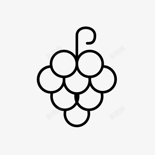 2px-9-葡萄svg_新图网 https://ixintu.com 2px-9-葡萄