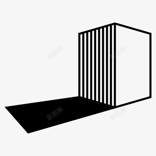 阴影艺术盒子图标svg_新图网 https://ixintu.com 物体 盒子 艺术 阴影