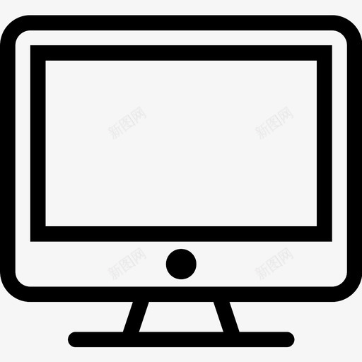 电脑台式机mac图标svg_新图网 https://ixintu.com mac 台式机 屏幕 显示器 电脑