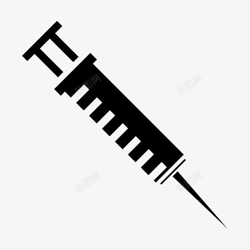 注射药物皮下注射图标svg_新图网 https://ixintu.com 保健 医疗 医院 注射 皮下注射 药物