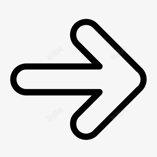 右箭头泄漏箭头图标svg_新图网 https://ixintu.com 右箭头 泄漏 箭头