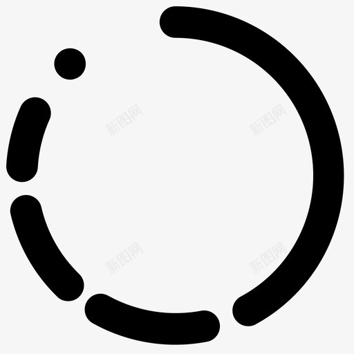 加载轮转瞬即逝社交图标svg_新图网 https://ixintu.com 加载轮 故事 社交 转瞬即逝