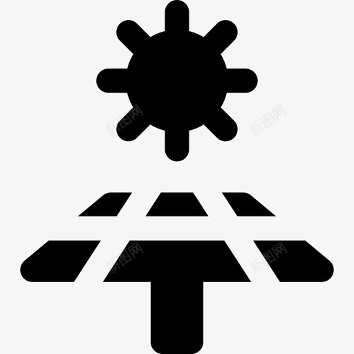 太阳能电池技术环保图标svg_新图网 https://ixintu.com 太阳能电池 技术 环保