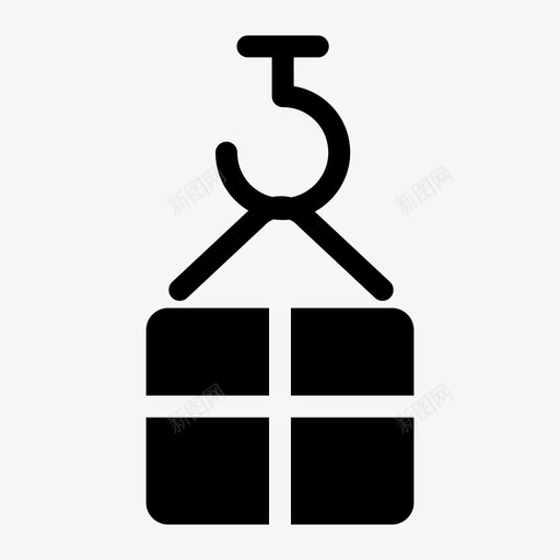 货物运输箱子板条箱图标svg_新图网 https://ixintu.com 板条箱 箱子 货物运输