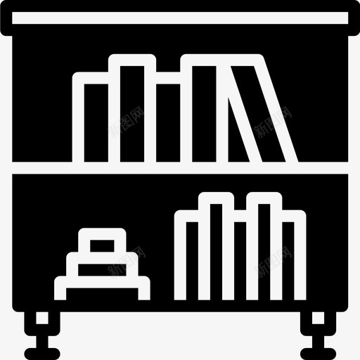 书架班级大学图标svg_新图网 https://ixintu.com 书架 大学 学前教育vol1solid 学校 教育 班级