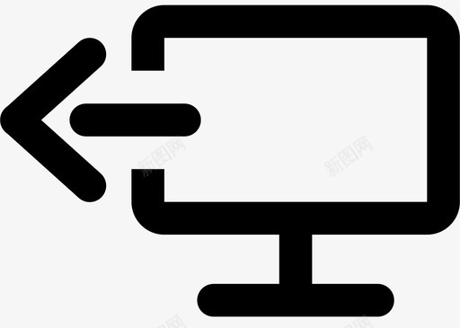 输出数据监视器图标svg_新图网 https://ixintu.com 世界各地 屏幕 数据 流 监视器 输出