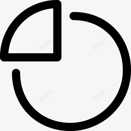 饼图线图标第20卷svg_新图网 https://ixintu.com 线图标第20卷 饼图