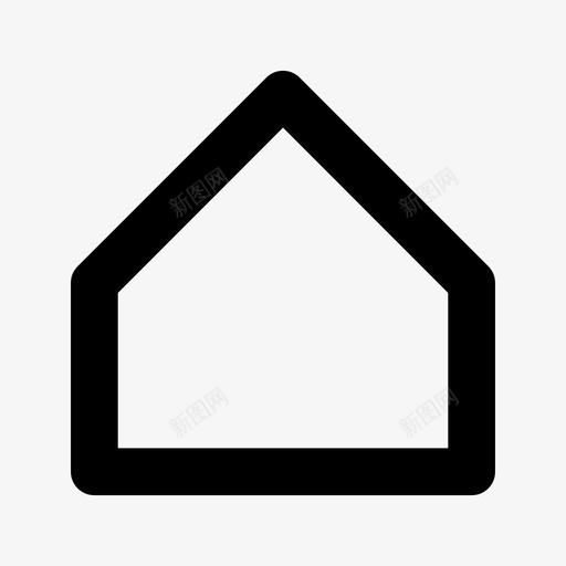 主页建筑房子图标svg_新图网 https://ixintu.com 主页 建筑 房子 用户界面v1行
