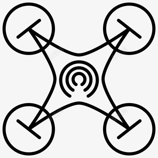 四旋翼机无人机小玩意图标svg_新图网 https://ixintu.com 四旋翼机 小玩意 无人机 物联网
