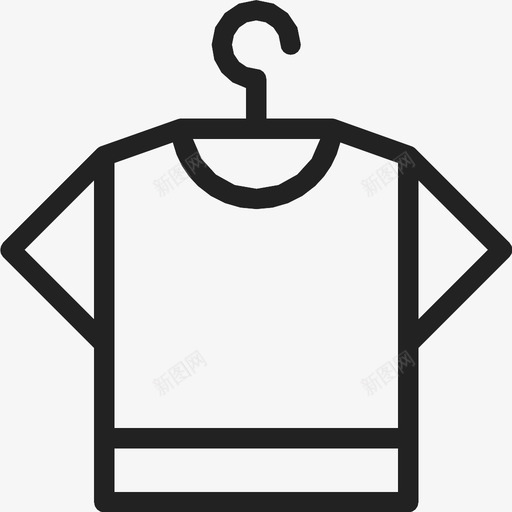 衬衫布料时装图标svg_新图网 https://ixintu.com 布料 时装 衬衫